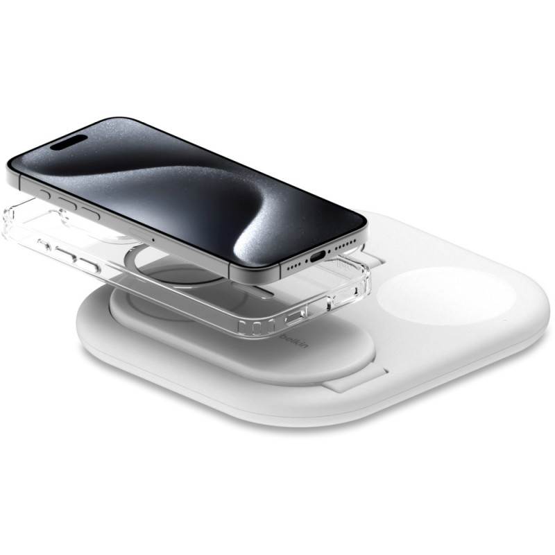Belkin 3 in1 Magnetic Foldable iPhone/Watch/AirPods, Qi2 15W, white (WIZ029VFWH)