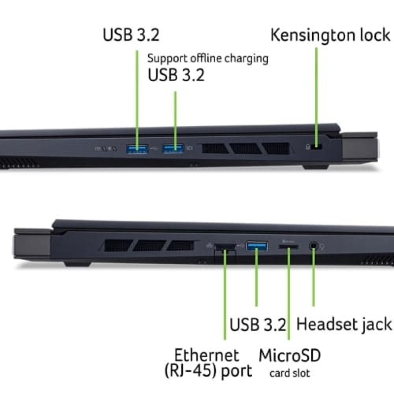 Acer Ноутбук Predator Helios Neo 16 PHN16-72 16" WUXGA IPS, Intel i5-14450HX, 16GB, F1TB, NVD4060-8, Lin, черный (NH.QRFEU.00F)