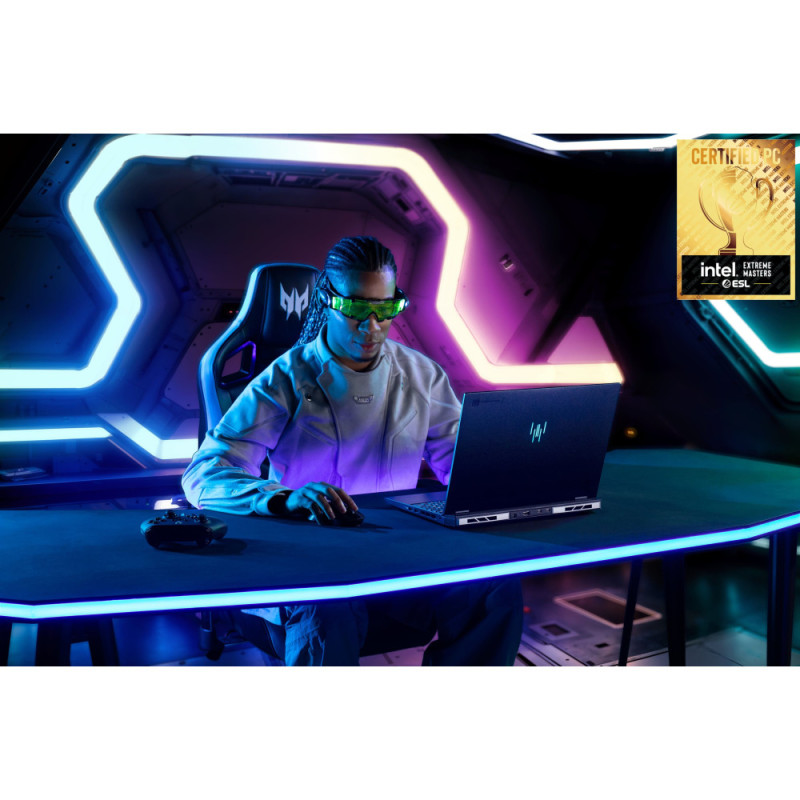 Acer Ноутбук Predator Helios Neo 16 PHN16-72 16" WUXGA IPS, Intel i5-14450HX, 16GB, F1TB, NVD4060-8, Lin, черный (NH.QRFEU.00F)
