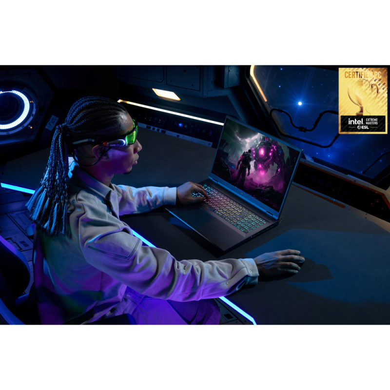 Acer Ноутбук Predator Helios Neo 16 PHN16-72 16" WUXGA IPS, Intel i5-14450HX, 16GB, F1TB, NVD4060-8, Lin, черный (NH.QRFEU.00F)