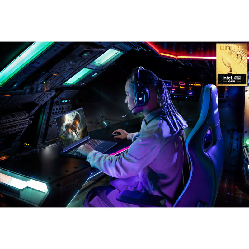 Acer Ноутбук Predator Helios Neo 16 PHN16-72 16" WUXGA IPS, Intel i5-14450HX, 16GB, F1TB, NVD4060-8, Lin, черный (NH.QRFEU.00F)