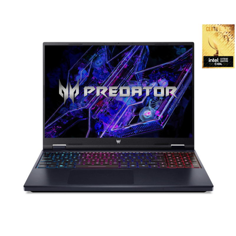 Acer Ноутбук Predator Helios Neo 16 PHN16-72 16" WUXGA IPS, Intel i5-14450HX, 16GB, F1TB, NVD4060-8, Lin, черный (NH.QRFEU.00F)