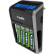 VARTA Зарядний пристрій LCD PLUG CHARGER+4xAA 2100 mAh (57687101441)