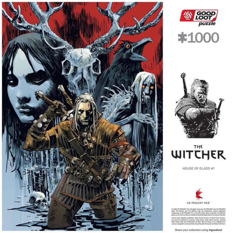GoodLoot Пазл GoodLoot The Witcher House of Glass 1000 ел. (5908305250128)