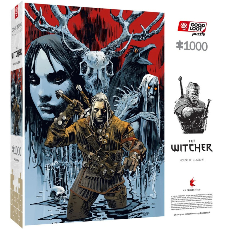 GoodLoot Пазл GoodLoot The Witcher House of Glass 1000 ел. (5908305250128)