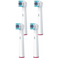 Beurer Насадки до зубних щіток Beurer TB 15/30/50 Clean, інтенсивне чищення, 4 шт в комплекті, білі (TB_15/30/50_C_4)