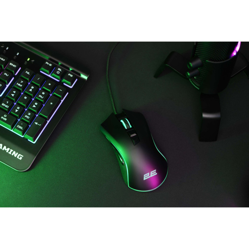 2E Gaming Мышь MG340 RGB USB Black (2E-MG340UB)