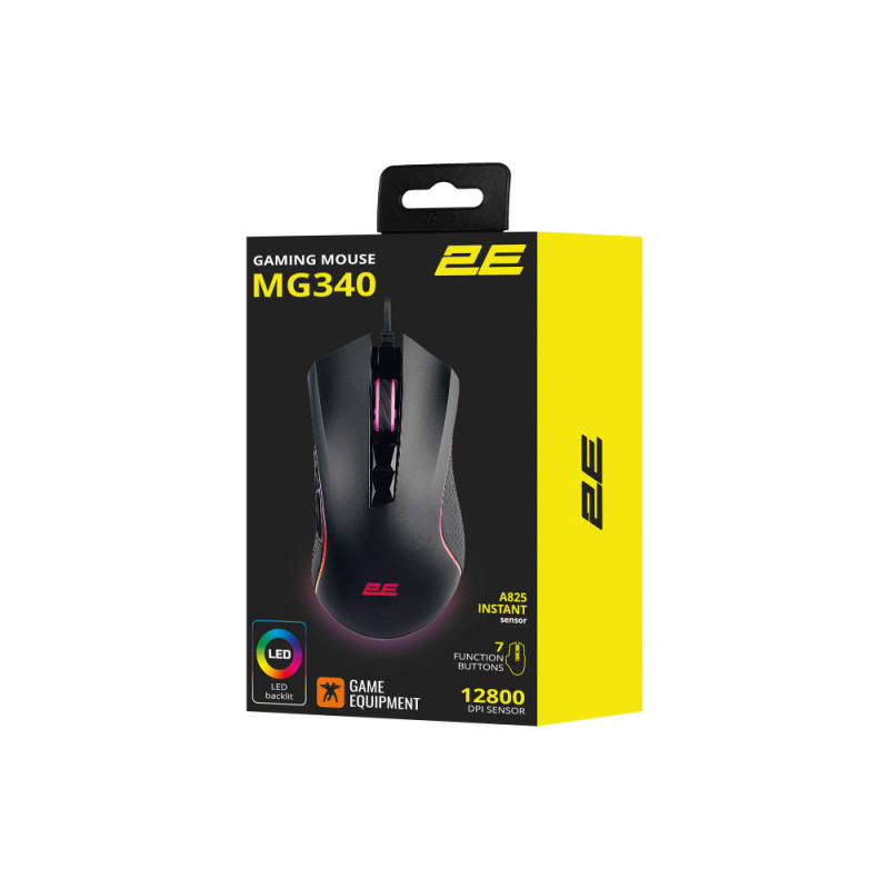 2E Gaming Мышь MG340 RGB USB Black (2E-MG340UB)