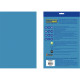Бумага Buromax А4, 80g, INTENSIVE blue, 20sh, EUROMAX (BM.2721320E-02)