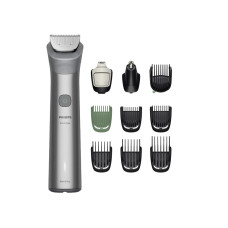 Philips Тример Philips Series 5000, для бороди, голови та тіла, насадок-10, сталь, сірий (MG5921/15)