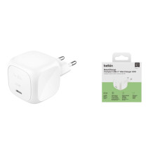 Belkin 65W USB-C GAN PD PPS Wall Charger, White (WCA011KQWH)