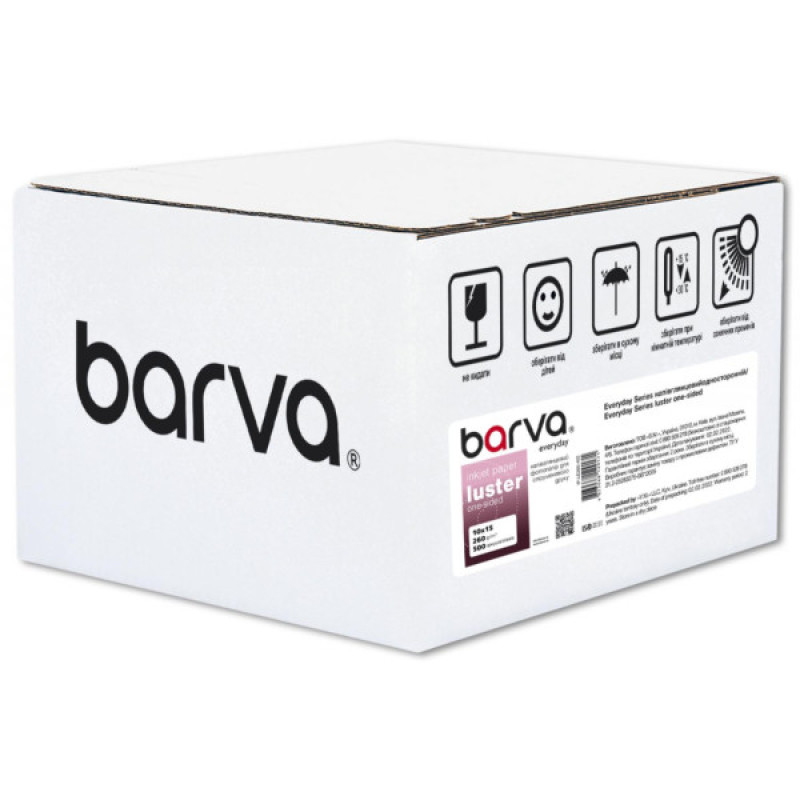 Фотобумага Barva 10x15, 260 g/m2, Everyday, semi-glossy, 500c (IP-LE260-402)