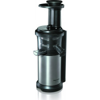 Panasonic auger juicer Viva Collection, 150W, bowl-0.4L, plastic/iron, black (MJ-L500STQ)