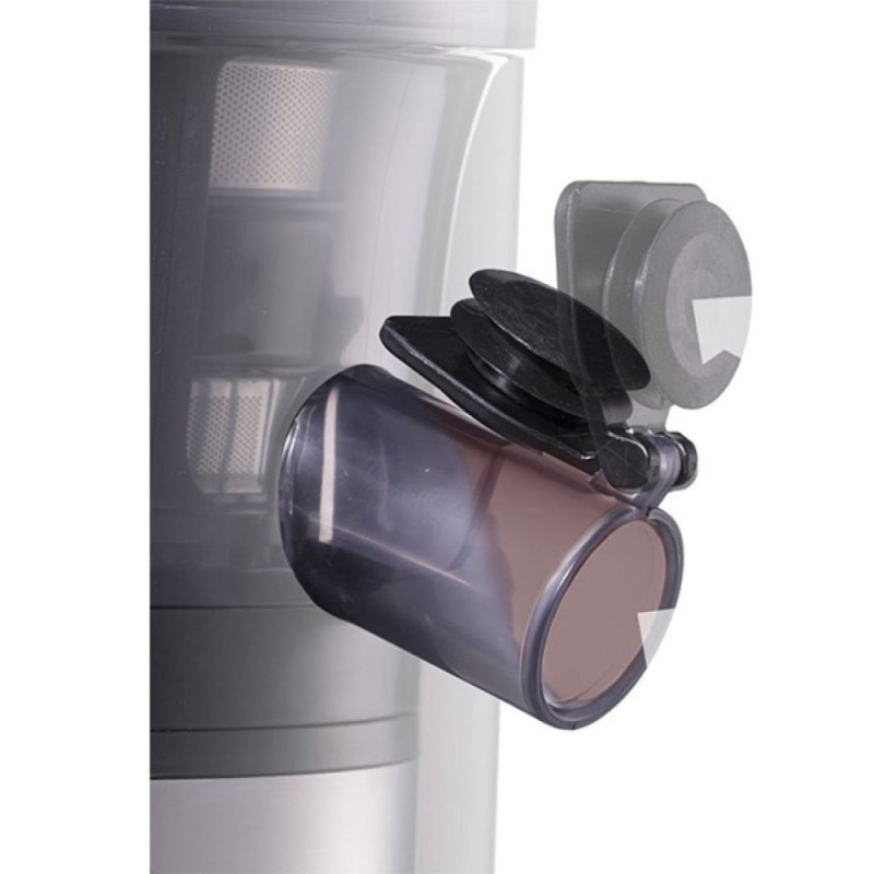 Panasonic auger juicer Viva Collection, 150W, bowl-0.4L, plastic/iron, black (MJ-L500STQ)