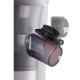 Panasonic auger juicer Viva Collection, 150W, bowl-0.4L, plastic/iron, black (MJ-L500STQ)