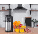 Panasonic auger juicer Viva Collection, 150W, bowl-0.4L, plastic/iron, black (MJ-L500STQ)