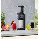 Panasonic auger juicer Viva Collection, 150W, bowl-0.4L, plastic/iron, black (MJ-L500STQ)