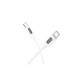 Дата кабель USB-C to USB-C 1.0m 60W silicone BX114 Structure white BOROFONE (6941991116919)