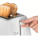 Russell Hobbs Toaster Groove 2 Slice, 850W, plastic, heating, defrosting, white (26391-56)