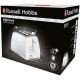 Russell Hobbs Toaster Groove 2 Slice, 850W, plastic, heating, defrosting, white (26391-56)