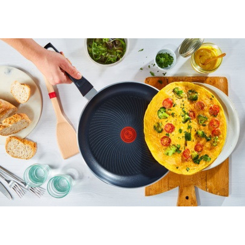 Tefal Сковорода Start&Cook, 24см, алюминий, черный (C2720453)