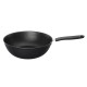 Fiskars Frying pan Functional Form WOK, 28см, cover Hardtec Superior, induction, alum, black (1027705)