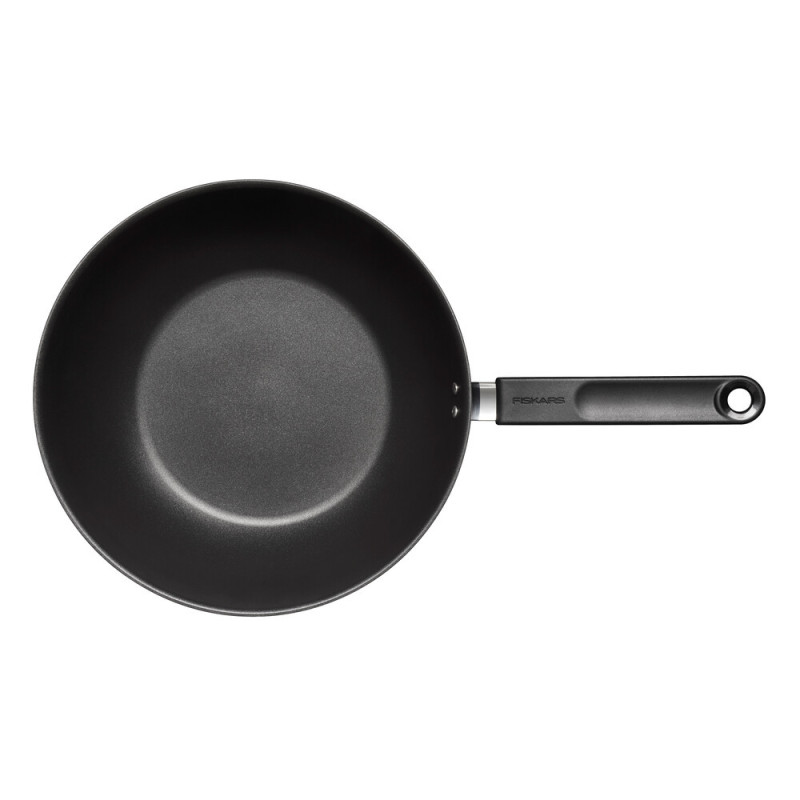 Fiskars Frying pan Functional Form WOK, 28см, cover Hardtec Superior, induction, alum, black (1027705)