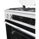 Gorenje Плита комбінована, 71л, 60x60см, приготування з паром, програматор, дисплей, чавун, з кришкою, білий (GKS6C70WA)