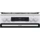 Gorenje Плита комбінована, 71л, 60x60см, приготування з паром, програматор, дисплей, чавун, з кришкою, білий (GKS6C70WA)