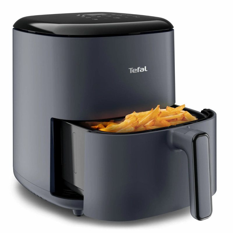Tefal Мультипіч Easy Fry Max, 1500Вт, чаша-5л, сенсорне керув., 10 програм, пластик, чорний (EY245B10)