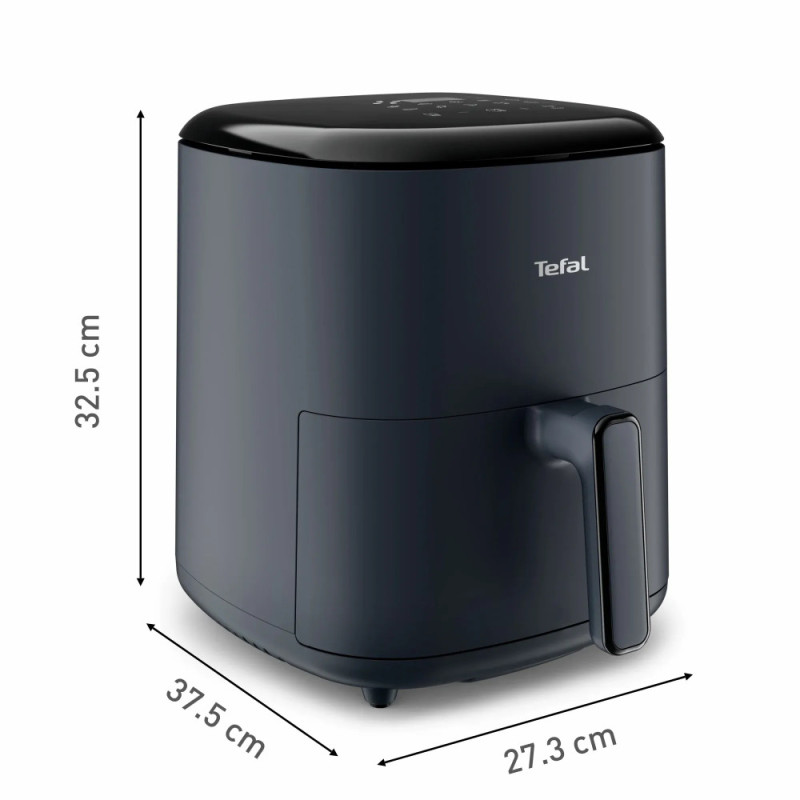 Tefal Мультипіч Easy Fry Max, 1500Вт, чаша-5л, сенсорне керув., 10 програм, пластик, чорний (EY245B10)
