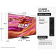 Samsung Телевізор 43" NeoQLED 4K 120Hz (Up to 165Hz) Smart Tizen Black (QE43QN90FAUXUA)