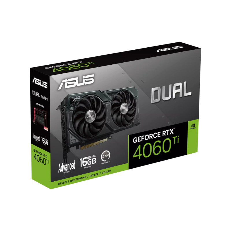ASUS GeForce RTX 4060 Ti 16GB GDDR6X DUAL OC Advanced Edition DUAL-RTX4060TI-A16G
