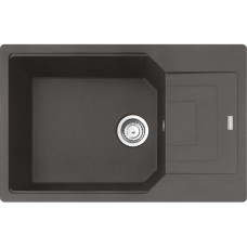 Franke Мийка кухонна Urban, фраграніт, прямокутник, з крилом, 780х500х220мм, чаша - 1, врізна, оборотна, UBG 611-78 XL, сірий сланець (114.0716.706)