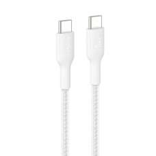 Belkin Кабель USB-C > USB-C зарядки/синхронизации 1м, 240Вт, Type-C, витой, белый (CAB025HQ1MWH)