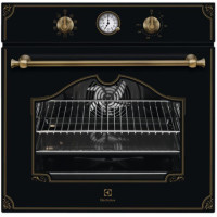 Electrolux Духова шафа  електрична Rococo, 72л, A, конвекція, чорний (OPEB2520R)