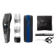 Philips Машинка для стриження Series 7000, акум., роторний мотор, насадок-3, кейс,ножиці, гребінець в компл, сталь, чорно-сірий (HC7650/15)