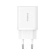 Зарядное устройство Baseus 1xUSB-C PD30W + 1xUSB QC3.0 white (P10111404213-00)