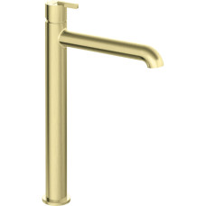 Deante Washbasin tap Silia, spout lenght - 185mm, non-swivel, 1-handle, brushed gold (BQS_R20K)