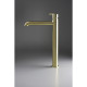 Deante Washbasin tap Silia, spout lenght - 185mm, non-swivel, 1-handle, brushed gold (BQS_R20K)