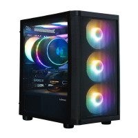 Zalman Корпус Zalman M4 SE без БП, 1xUSB3.0, 2xUSB2.0, 6x120мм FRGB, VGA 320мм, LCS ready, TG Side Panel, mATX, чорний (M4SEBLACK)