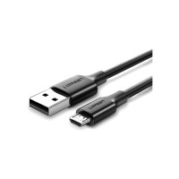 Дата кабель USB 2.0 AM to Micro 5P 0.5m 2A US289 black Ugreen (60135)