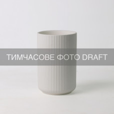 ARDESTO Ваза ARDESTO Cremona, 10х15.1см, порцеляна, сірий (AR3816G)