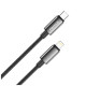 Дата кабель USB-C to Lightning 2.0m PD30W zinc alloy braided black ColorWay (CW-CBPDCL099-BK)