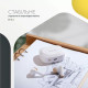 Наушники Canyon Hexagon 7 TWS ANC+ENC Wireless Charge White/Beige (CNS-TWS7WB)