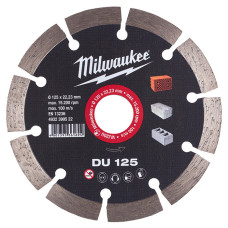 Milwaukee Диск алмазний, сегментний, по бетону шлакоблоку цеглі, 125х22.2мм (4932399522)