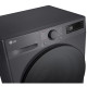 LG WM front load, 9kg, 1200, A, 48cm, display, steam, invertor, black (F2Y5FS5J)