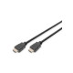 Кабель мультимедийный HDMI M to HDMI M 1.0m 4K Digitus (AK-330107-010-S)