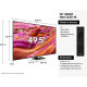 Samsung Телевизор 50" NeoQLED 4K 120Hz (Up to 165Hz) Smart Tizen Black (QE50QN90FAUXUA)