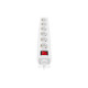 Сетевой фильтр питания REAL-EL RS-6 Protect M 5m, white (EL122300035)